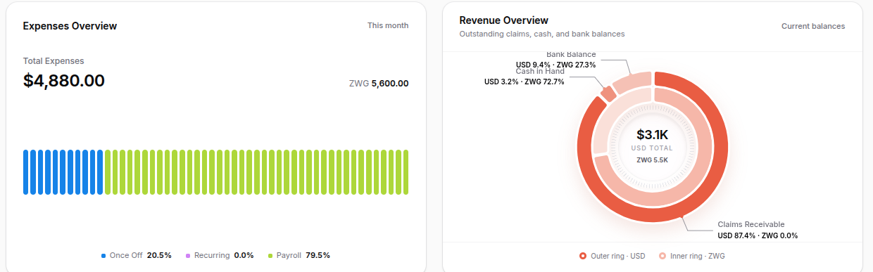 Expenses and Revenue Overview